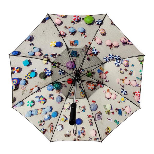 FALCONE - Personal Parasol - Manuel - Impermable au vent -  105 cm - Noir