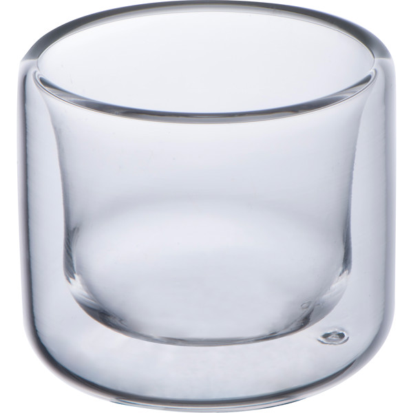 Double-walled espresso cup 50ml ALEKSANDER - Transparent