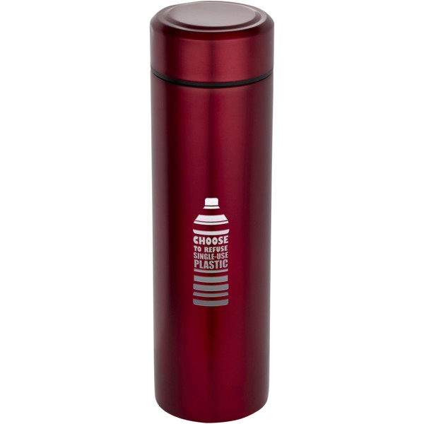 Thermos in acciaio inox a doppia parete con infusore per tè Taylor da 450 ml - Rosso