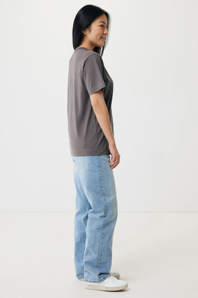 Iqoniq Kakadu χαλαρό μπλουζάκι από ανακυκλωμένο βαμβάκι - Anthracite / 2XL