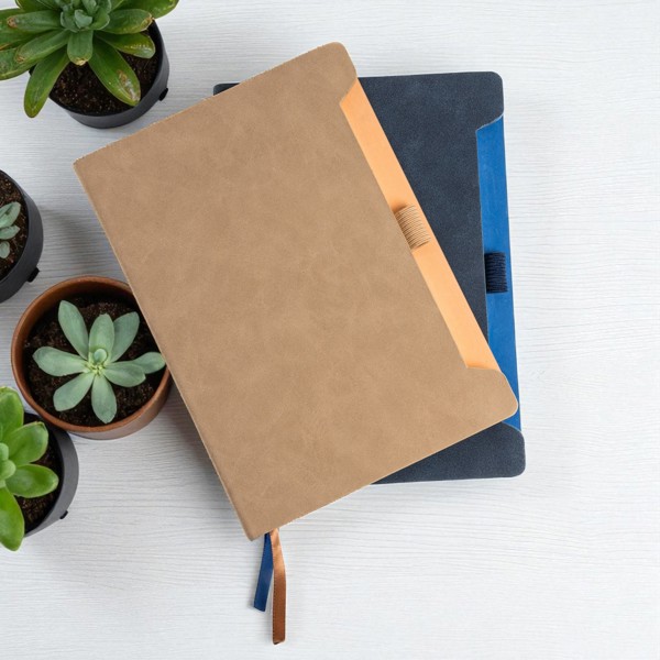 Bloco de Notas A5 - Azul escuro 