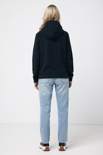 Iqoniq Trivor recycled polyester microfleece hoodie - Black / 5XL