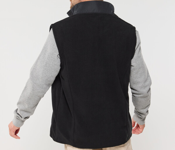 Bodywarmer polaire contrasté - GREY / 4XL