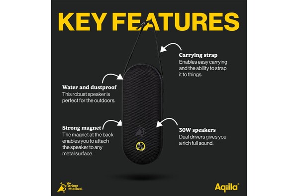 Aqiila Soundbird CM Bluetooth Speaker 30W with RGB Light
