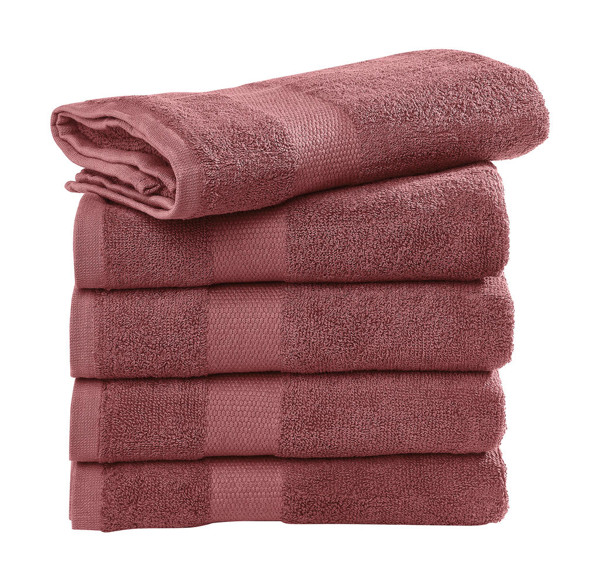 Tiber Bath Towel 70X140 Cm - Rich Red / ONE SIZE