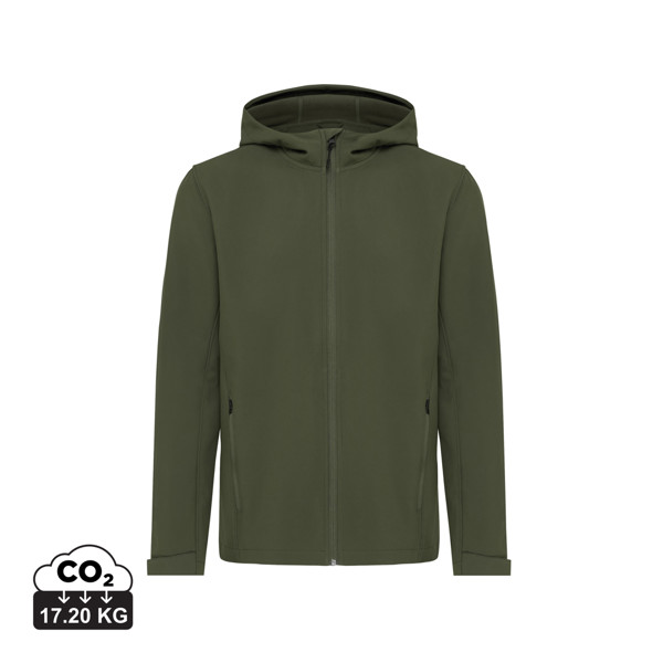 Iqoniq Makalu moška soft shell jakna 5000 mm, 300 g/m² - Khaki / 2XL
