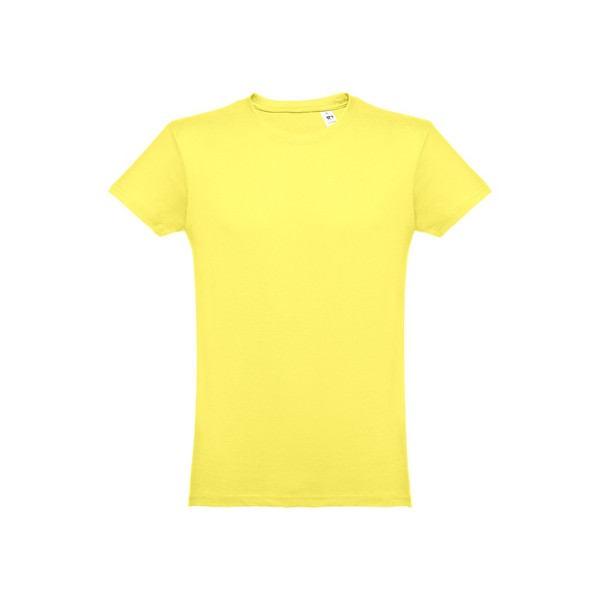 THC LUANDA II. Men's tubular cotton T-shirt - Lime Yellow / XS