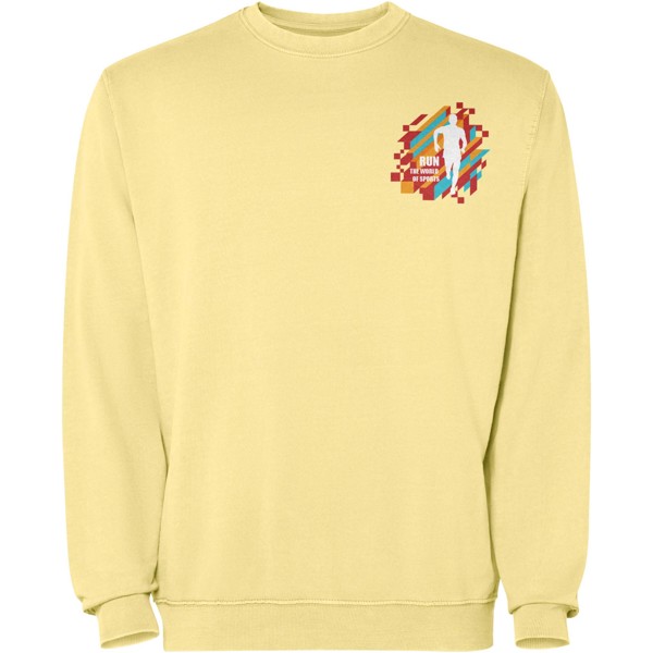 Maglione a girocollo unisex Jaya - Giallo / 2XL