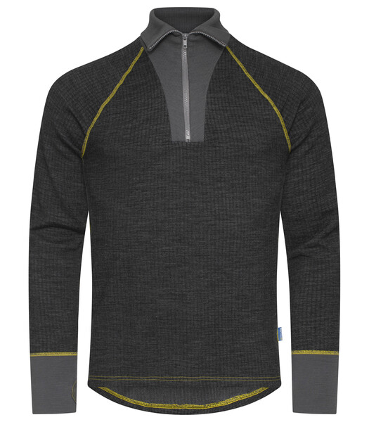3110 Polo With Zip Blackmel S