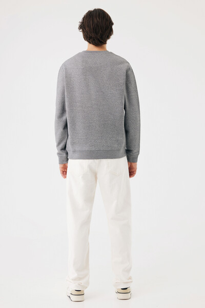 Mikina IQONIQ Torla z recyklované bavlny - Light Heather Anthracite / XS