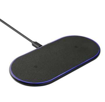 Double Wireless Fast Charger - WHITE
