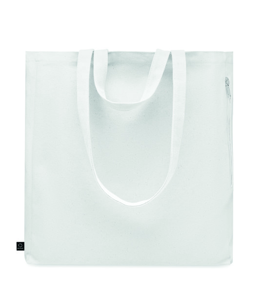 Reciklirana torbica Gave Color, 380 g/m², bombaž RPET - Bela