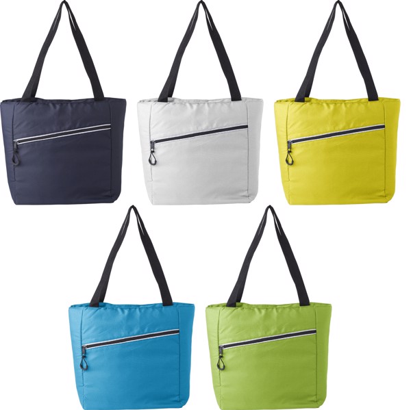 Pongee (75D) cooler bag - Blue