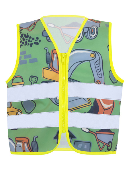 Children's Safety Vest Action - Green / XS