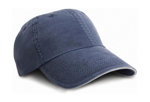 Fine Cotton Twill Cap - Olive / Stone / ONE SIZE
