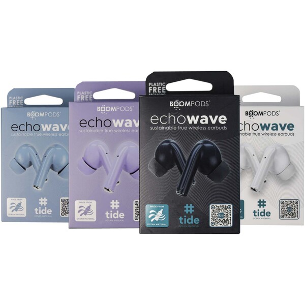 Boompods Echowave True Wireless earbuds - White