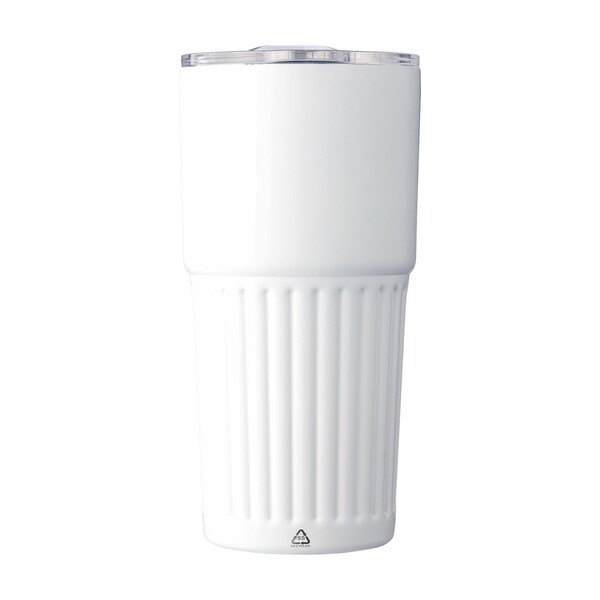 Copo térmico Kael | Reciclado | 500 ml - branco