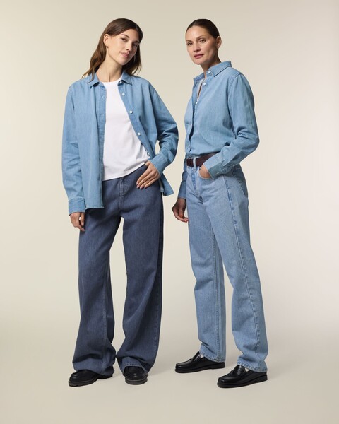 Stella Denim Shirt - Light Wash / XL