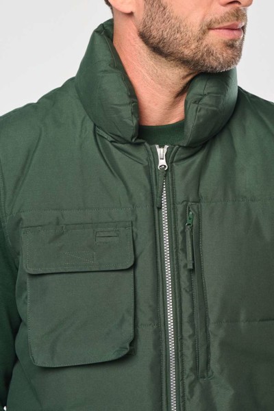 Quilted Bodywarmer - Dark Grey / S