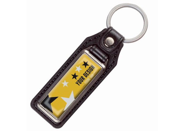 Keyring metal with Doming