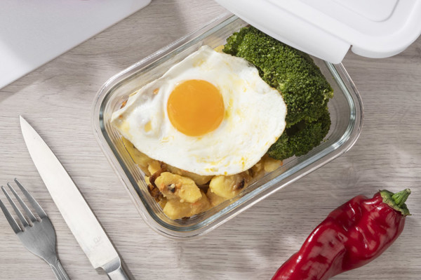 Glass food container LASO 500 ml