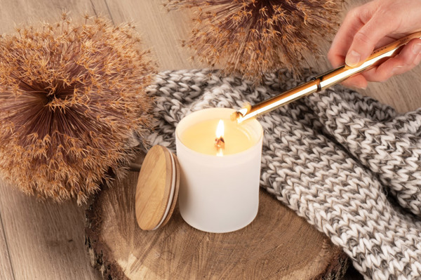 Soybean wax candle 220g - Library - VERA YOUNG