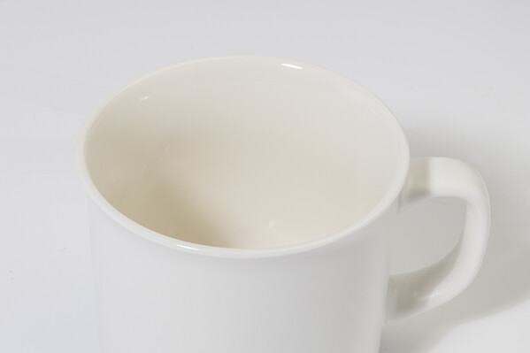 Matte Vintage Mug Woodstock Flat - White