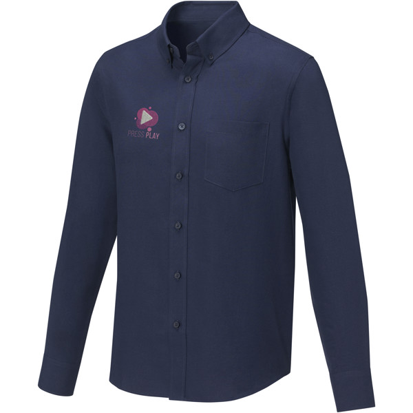 Pollux 130 g/m2 long sleeve men's shirt - Navy / L