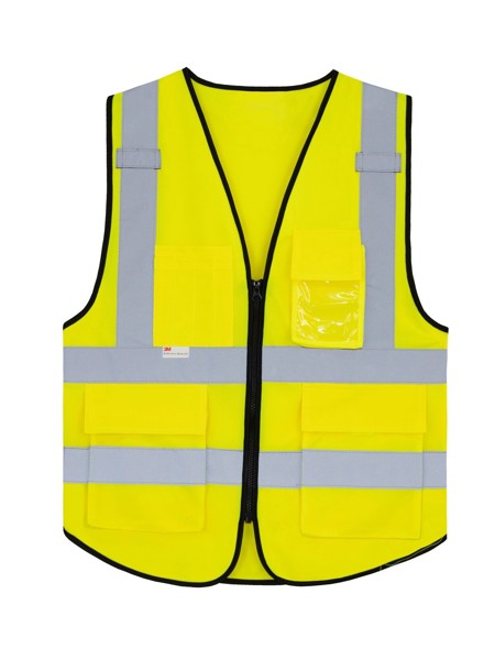 Multifunctional Safety Vest „Munich“ - Yellow / L/XL