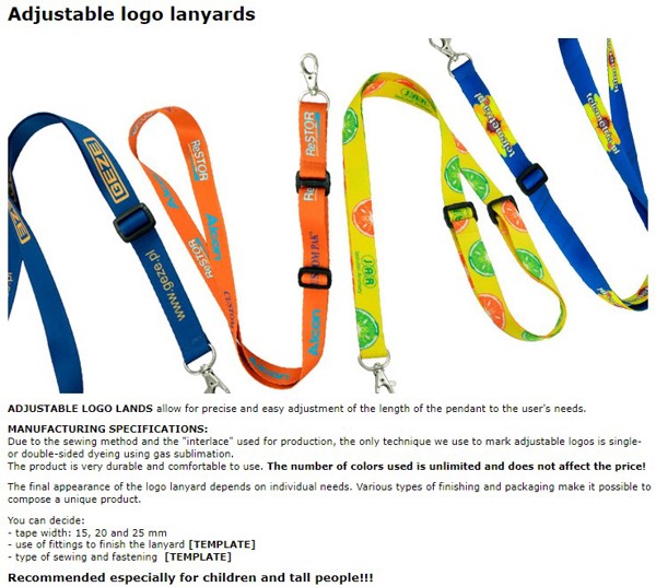 Lanyards - custom made