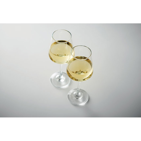 Set kozarcev za vino Cheers, 400 ml, soda limeta