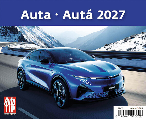 Stolní kalendář Auta 2027