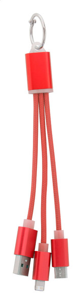 USB nabíjecí kabel Scolt - Červená
