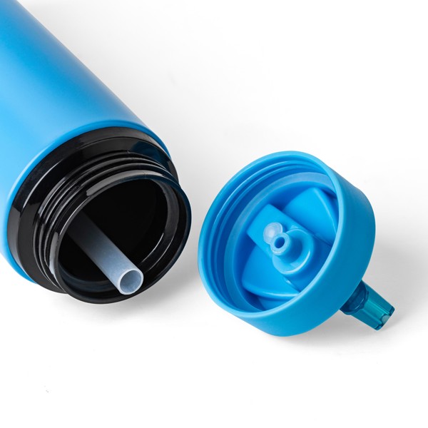 Gerecyclede roestvrijstalen drinkfles (500 ml) Zeno - wit