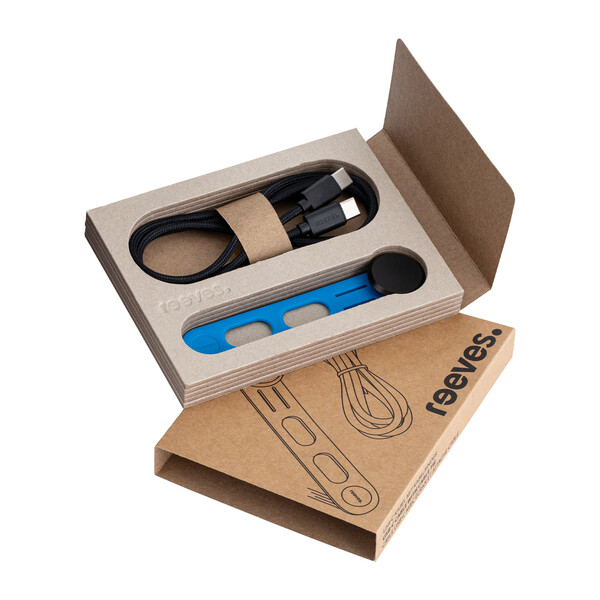 Câble USB-C avec Attache-Câble CONVERTICS TIE - cyan