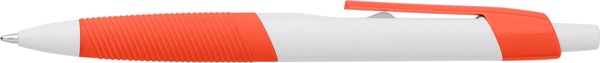 Esferográfica de plástico con grip Devon - Red