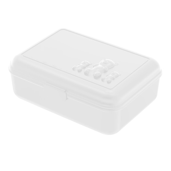 Vorratsdose "School-Box" Deluxe, Bärchenversion - Weiß