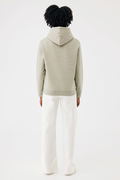 IQONIQ Joshua recycled cotton hoodie - Light Heather Green / XXS