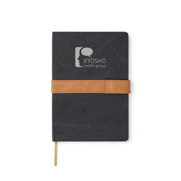 VINGA Bosler RCS recycled paper notebook - Black