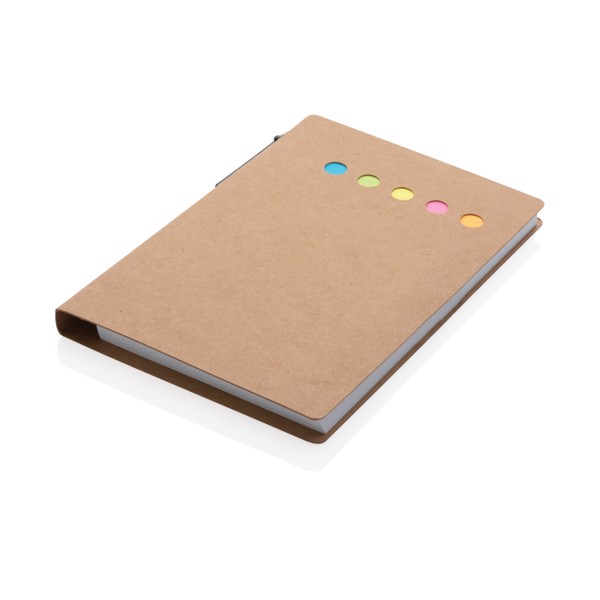 Carnet A6 de notes autocollantes avec stylo