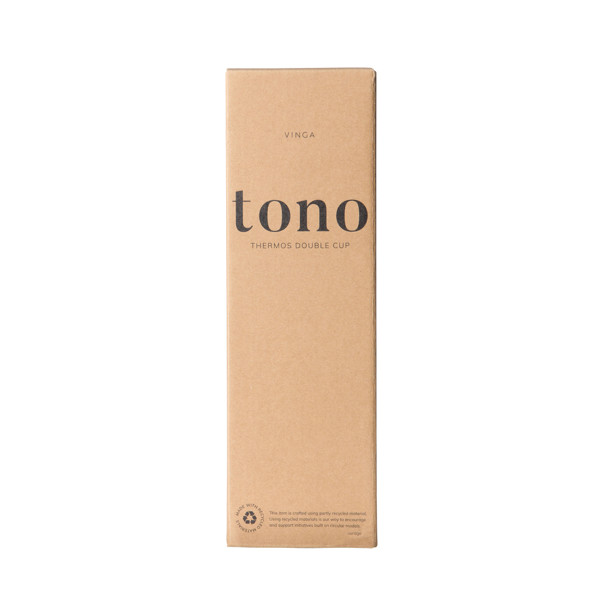 VINGA Tono RCS termoska s dvojitým pohárom 750 ml - Čierna
