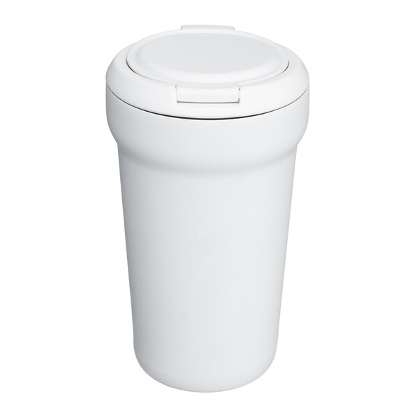 Thermo mug VIVERO STEEL - white
