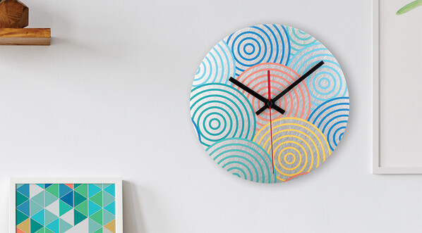 Pendule murale BeTime Alu D