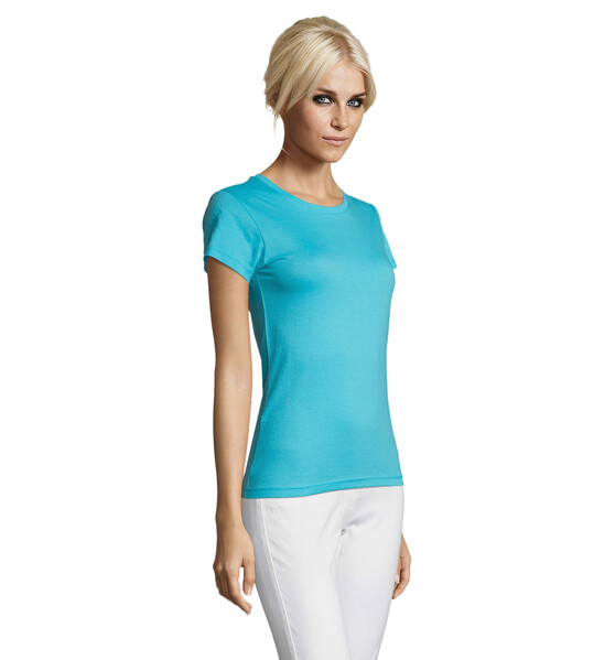 REGENT T-SHIRT SENHORA 150g Regent Women - Azul AtolS