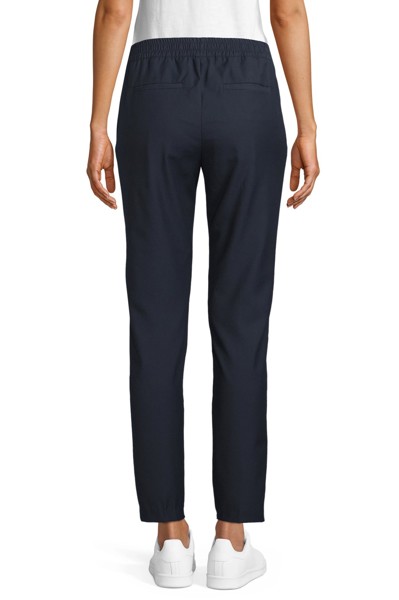 CALÇAS DE FATO COM CINTURA ELÁSTICA PARA SENHORA - NEOBLU GERMAIN WOMEN - Azul escuro 