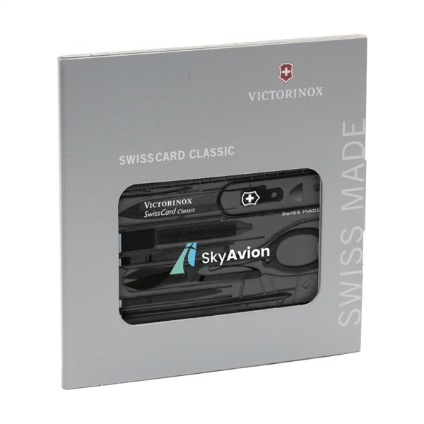 Victorinox Swisscard Classic - Transparent Black