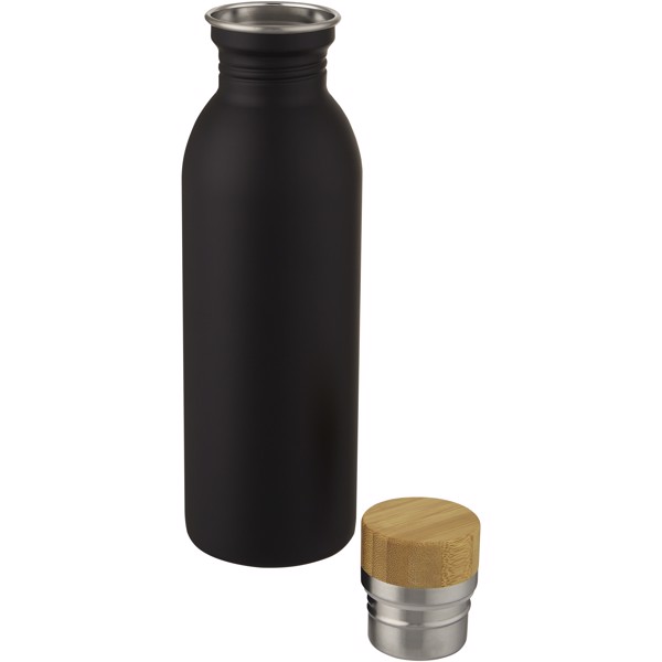 Kalix 650 ml stainless steel water bottle - Black