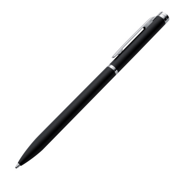 CRYSTAL Kovové guľôčkové pero - Black