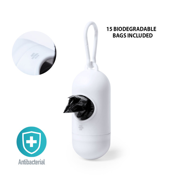 Dispensador Bolsas Antibacteriano Wabik