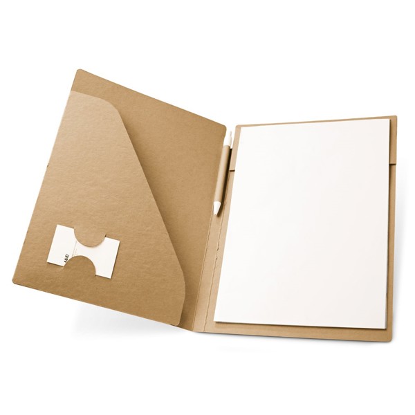 PS - POE. A4 Kraft paper document folder (450 g/m²)